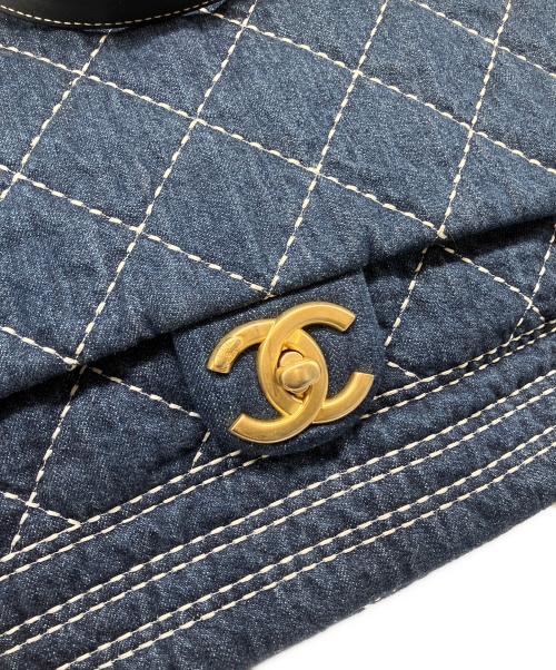 CHANEL（シャネル）CHANEL (シャネル) Large Bowling Bag/2WAYバッグ インディゴの古着・服飾アイテム
