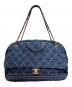 CHANEL（シャネル）の古着「Large Bowling Bag/2WAYバッグ」｜インディゴ