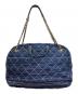 CHANEL (シャネル) Large Bowling Bag/2WAYバッグ インディゴ：580000円