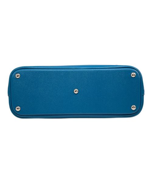 HERMES（エルメス）HERMES (エルメス) ボリード27/シルバー具/エプソン/ブルーイズミール/□R刻印 ブルーイズミール サイズ:27の古着・服飾アイテム