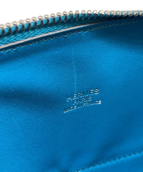 HERMES（エルメス）HERMES (エルメス) ボリード27/シルバー具/エプソン/ブルーイズミール/□R刻印 ブルーイズミール サイズ:27の古着・服飾アイテム