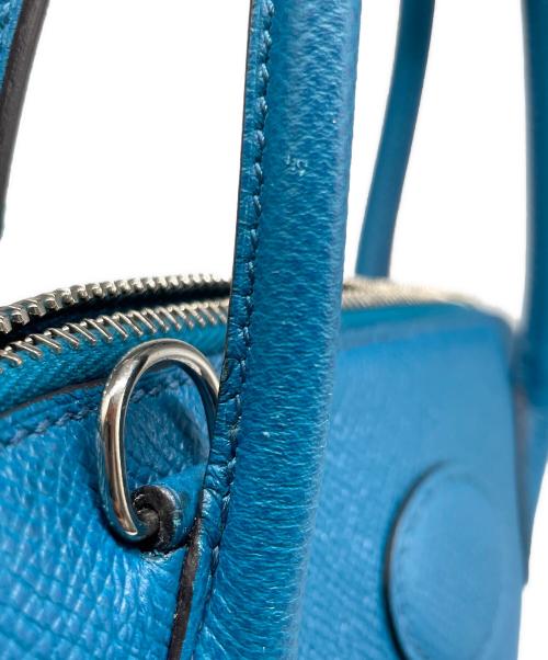 HERMES（エルメス）HERMES (エルメス) ボリード27/シルバー具/エプソン/ブルーイズミール/□R刻印 ブルーイズミール サイズ:27の古着・服飾アイテム
