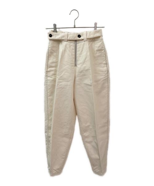 JIL SANDER（ジルサンダー）JIL SANDER (ジルサンダー) ワイドパンツ アイボリー サイズ:32の古着・服飾アイテム