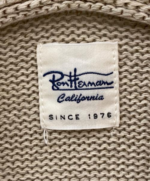 Ron Herman（ロンハーマン）Ron Herman (ロンハーマン) Linen Knit Cardigan ベージュ サイズ:Lの古着・服飾アイテム