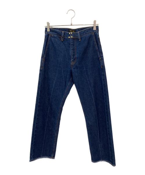 DRAWER（ドゥロワー）DRAWER (ドゥロワー) コットンインディゴ5Pデニムパンツ インディゴ サイズ:36の古着・服飾アイテム