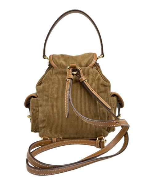 MIU MIU（ミュウミュウ）MIU MIU (ミュウミュウ) ミニバックパック シナモンの古着・服飾アイテム