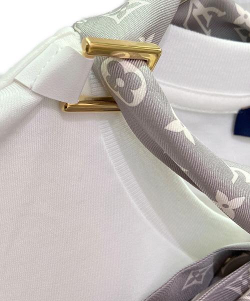 LOUIS VUITTON（ルイ ヴィトン）LOUIS VUITTON (ルイ ヴィトン) モノグラム スカーフ Tシャツ ホワイト サイズ:Sの古着・服飾アイテム