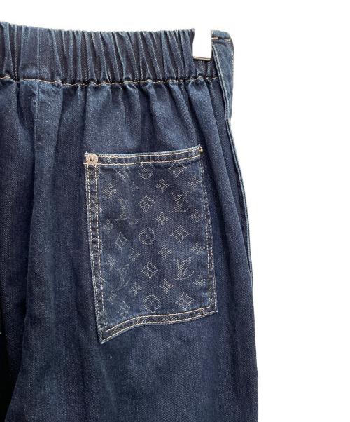 LOUIS VUITTON（ルイ ヴィトン）LOUIS VUITTON (ルイ ヴィトン) モノグラム デニムキャロットパンツ インディゴ サイズ:34の古着・服飾アイテム