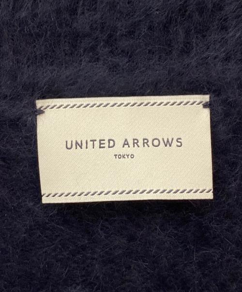UNITED ARROWS（ユナイテッドアローズ）UNITED ARROWS (ユナイテッドアローズ) フォックス カシミヤ ロングカーディガン ブラック サイズ:Freeの古着・服飾アイテム
