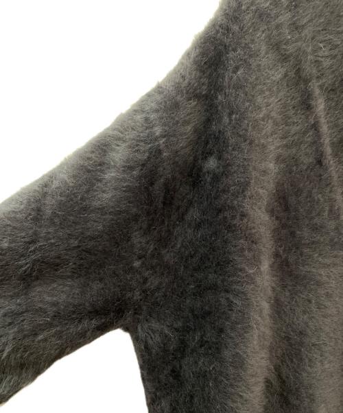 UNITED ARROWS（ユナイテッドアローズ）UNITED ARROWS (ユナイテッドアローズ) フォックス カシミヤ ロングカーディガン ブラック サイズ:Freeの古着・服飾アイテム