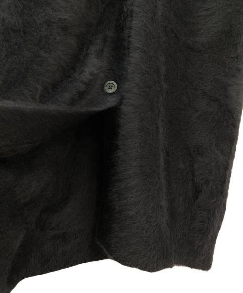UNITED ARROWS（ユナイテッドアローズ）UNITED ARROWS (ユナイテッドアローズ) フォックス カシミヤ ロングカーディガン ブラック サイズ:Freeの古着・服飾アイテム