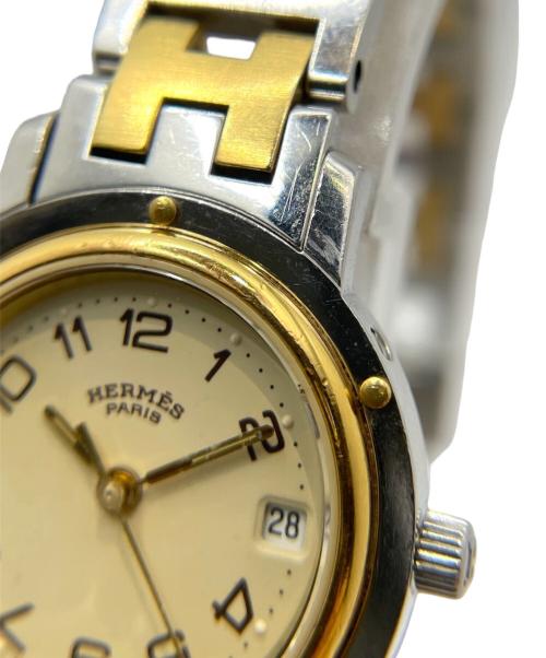 HERMES（エルメス）HERMES (エルメス) クリッパー クォーツ アイボリー文字盤 腕時計 アイボリー文字盤 サイズ:15.5cmの古着・服飾アイテム