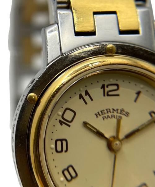 HERMES（エルメス）HERMES (エルメス) クリッパー クォーツ アイボリー文字盤 腕時計 アイボリー文字盤 サイズ:15.5cmの古着・服飾アイテム