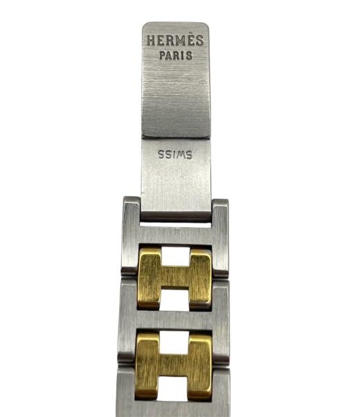 HERMES（エルメス）HERMES (エルメス) クリッパー クォーツ アイボリー文字盤 腕時計 アイボリー文字盤 サイズ:15.5cmの古着・服飾アイテム