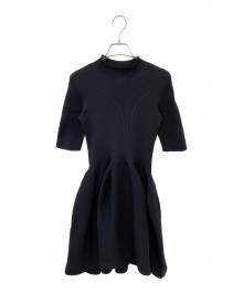 CFCL（シーエフシーエル）の古着「POTTERY SHORT SLEEVE MINI DRES」｜ブラック