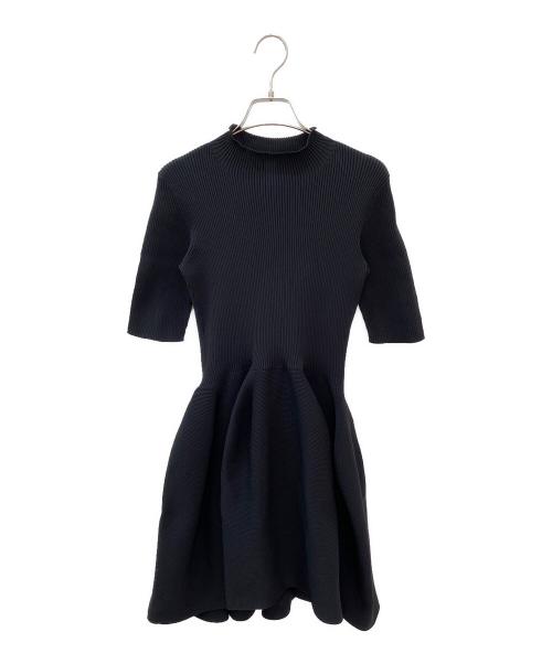 CFCL（シーエフシーエル）CFCL (シーエフシーエル) POTTERY SHORT SLEEVE MINI DRES ブラック サイズ:1の古着・服飾アイテム