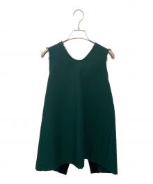 MARNI（マルニ）の古着「ノースリーブブラウス」｜グリーン