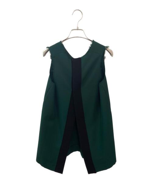 MARNI（マルニ）MARNI (マルニ) ノースリーブブラウス グリーン サイズ:38の古着・服飾アイテム