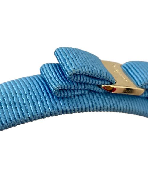 Ferragamo（フェラガモ）Ferragamo (フェラガモ) カチューシャ ブルーの古着・服飾アイテム