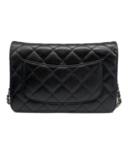 CHANEL（シャネル）CHANEL (シャネル) マトラッセ チェーンウォレット ブラックの古着・服飾アイテム