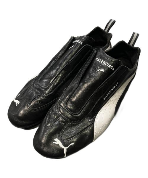 BALENCIAGA（バレンシアガ）BALENCIAGA (バレンシアガ) PUMA (プーマ) Speedcat Leather 'Black White' ブラック サイズ:28.5の古着・服飾アイテム