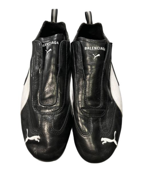 BALENCIAGA（バレンシアガ）BALENCIAGA (バレンシアガ) PUMA (プーマ) Speedcat Leather 'Black White' ブラック サイズ:28.5の古着・服飾アイテム