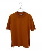 ADOREアドーア）の古着「半袖ニット」｜ブラウン