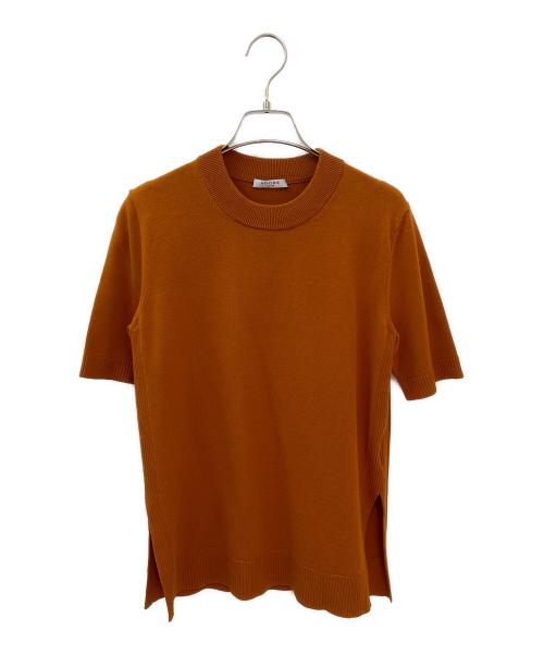 ADORE（アドーア）ADORE (アドーア) 半袖ニット ブラウン サイズ:38の古着・服飾アイテム