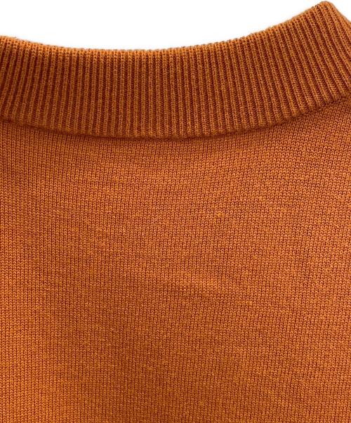 ADORE（アドーア）ADORE (アドーア) 半袖ニット ブラウン サイズ:38の古着・服飾アイテム