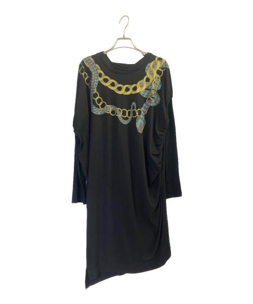 Vivienne Westwood RED LABEL（ヴィヴィアンウエストウッドレッドレーベル）Vivienne Westwood RED LABEL (ヴィヴィアンウエストウッドレッドレーベル) カットソーワンピース ブラック サイズ:2の古着・服飾アイテム