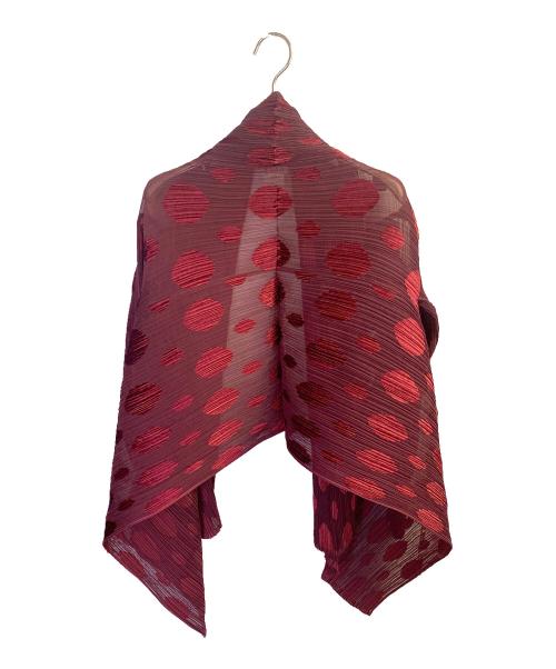ISSEY MIYAKE FETE（イッセイミヤケフェット）ISSEY MIYAKE FETE (イッセイミヤケフェット) プリーツカーディガン ブラウン サイズ:2の古着・服飾アイテム
