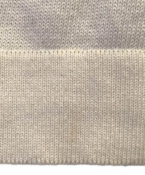 HERMES（エルメス）HERMES (エルメス) ニット切替シルクポロシャツ アイボリー サイズ:Mの古着・服飾アイテム