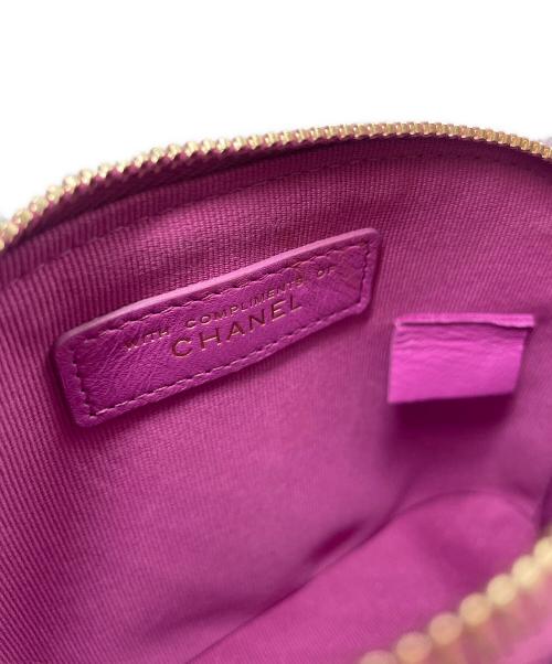 CHANEL（シャネル）CHANEL (シャネル) ツイード ココマークショルダーバッグ パープルの古着・服飾アイテム