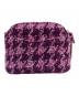 CHANEL (シャネル) ツイード ココマークショルダーバッグ パープル：200000円