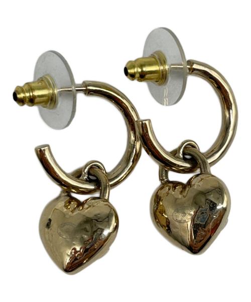 CHANEL（シャネル）CHANEL (シャネル) ハートモチーフ フープピアス ゴールドの古着・服飾アイテム