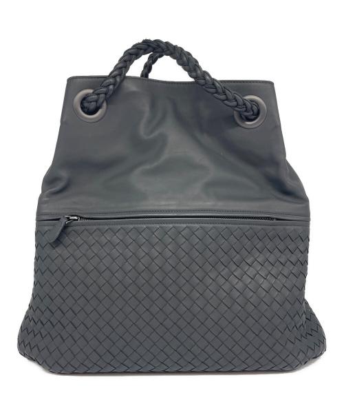 BOTTEGA VENETA（ボッテガベネタ）BOTTEGA VENETA (ボッテガベネタ) イントレ ハンドバッグ グレーの古着・服飾アイテム