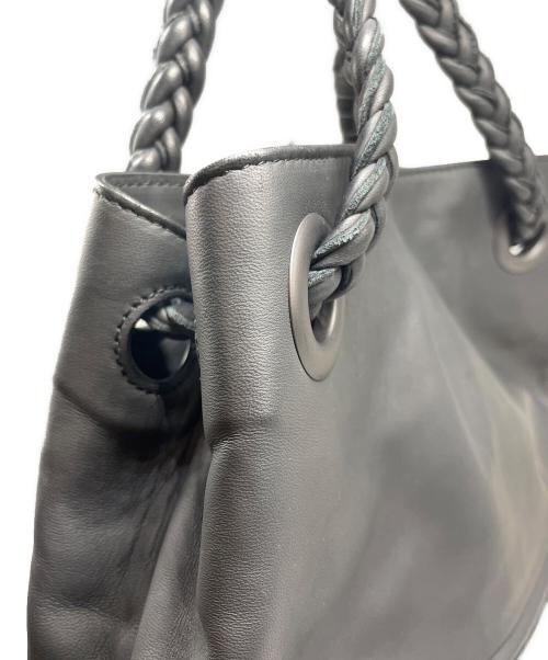 BOTTEGA VENETA（ボッテガベネタ）BOTTEGA VENETA (ボッテガベネタ) イントレ ハンドバッグ グレーの古着・服飾アイテム