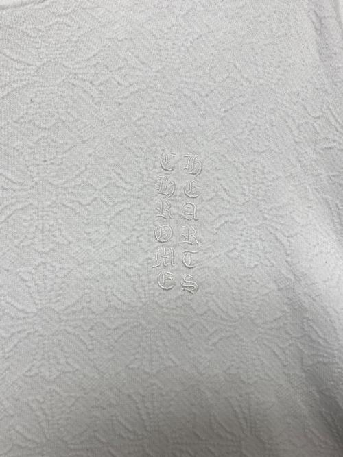 CHROME HEARTS（クロムハーツ）CHROME HEARTS (クロムハーツ) Y NOT CHプラス総柄ジャガードプルオーバー ホワイト サイズ:XLの古着・服飾アイテム