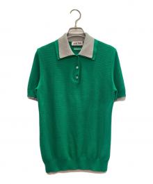 MIU MIU（ミュウミュウ）の古着「Cotton Polo Shirt」｜グリーン