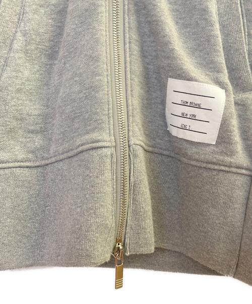 Thom Browne（トムブラウン）Thom Browne (トムブラウン) クラシック ループバック 4BAR フルジップアップ フーディー グレー サイズ:サイズ表記なしの古着・服飾アイテム