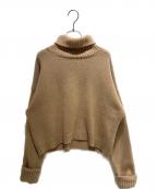 Maison Margielaメゾンマルジェラ）の古着「ハイネックニット」｜キャメル