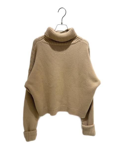 Maison Margiela（メゾンマルジェラ）Maison Margiela (メゾンマルジェラ) ハイネックニット キャメル サイズ:XSの古着・服飾アイテム