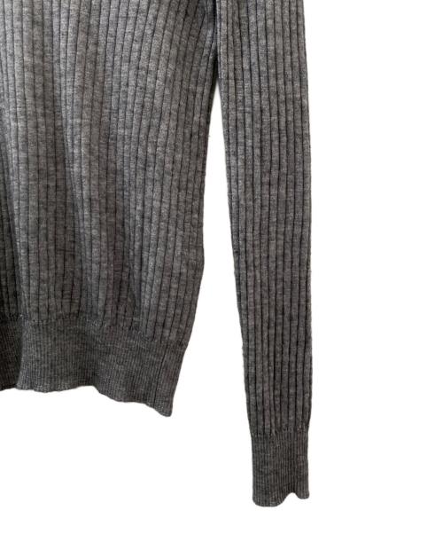 DRAWER（ドゥロワー）DRAWER (ドゥロワー) 薄手ニット グレー サイズ:1の古着・服飾アイテム