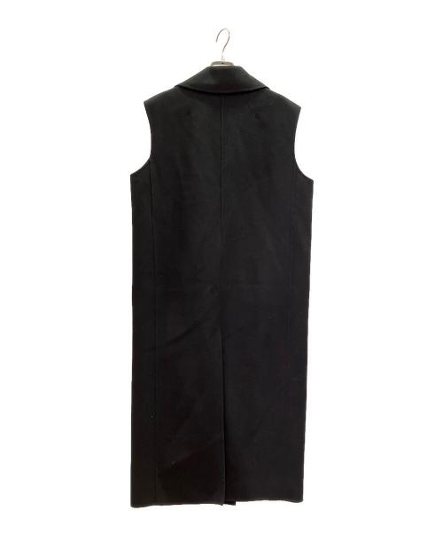 'S Max Mara（エスマックスマーラ）'S Max Mara (エスマックスマーラ) ダブルフェイス ウール ジレ/23927603336 ブラック サイズ:36の古着・服飾アイテム