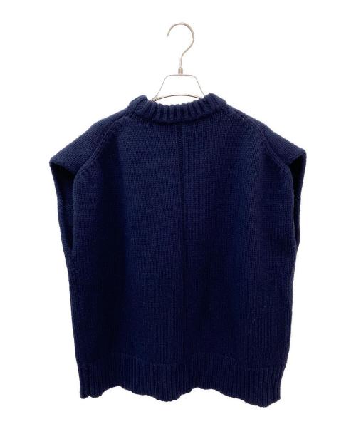 THE ROW（ザ ロウ）THE ROW (ザ ロウ) カシミヤ混ニットベスト ネイビー サイズ:XSの古着・服飾アイテム