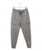 DRAWERドゥロワー）の古着「ニットパンツ」｜ライトグレー