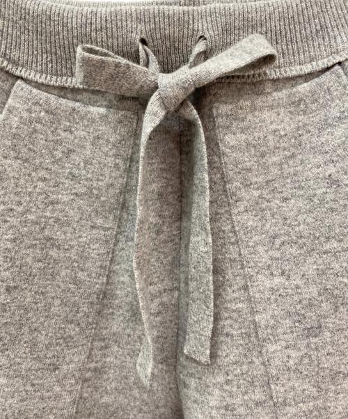 DRAWER（ドゥロワー）DRAWER (ドゥロワー) ニットパンツ ライトグレー サイズ:1の古着・服飾アイテム