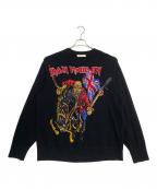 beautiful peopleビューティフルピープル）の古着「rock knit IRON MAIDEN」｜ブラック