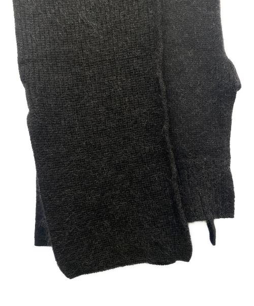Y's（ワイズ）Y's (ワイズ) MOHAIR WOOL COMBINATION KNIT VEST ブラック サイズ:-の古着・服飾アイテム