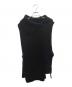 Y's（ワイズ）の古着「MOHAIR WOOL COMBINATION KNIT VEST」｜ブラック